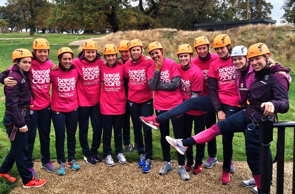 England women's football team Breast Cancer Care