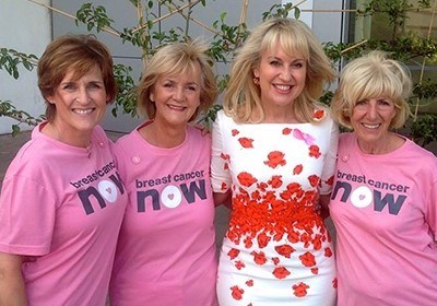 Julie and friends at a fundraising event